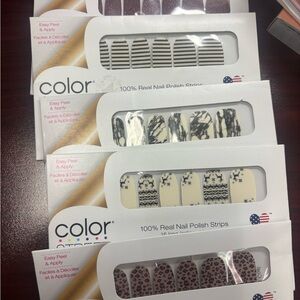 ✨ Color Street Nail Strip Bundle – 5 Sets – NEW ✨